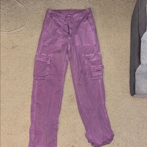 American Eagle Purple Cargo Pants